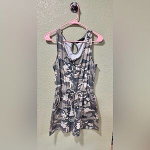 Camouflage Sleeveless Romper